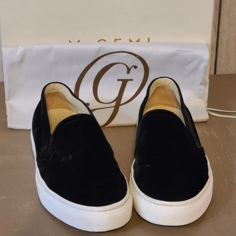 M. Gemi velvet slip-on sneakers - Picture 3 of 8